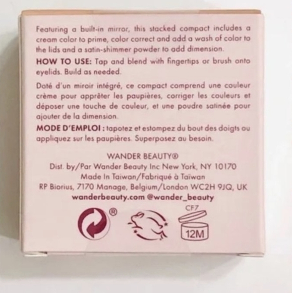 NIB Wander Beauty Double Date Eyeshadow Duo Smitten and swoon 1.9g - Picture 4 of 13